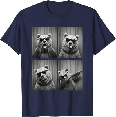 Bear PhotoBooth Sunglasses Funny Dab Bears Lover T-Shirt
