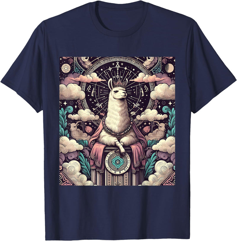 Check out my Llama Shirts Llama tarot card T-Shirt - Navy Blue