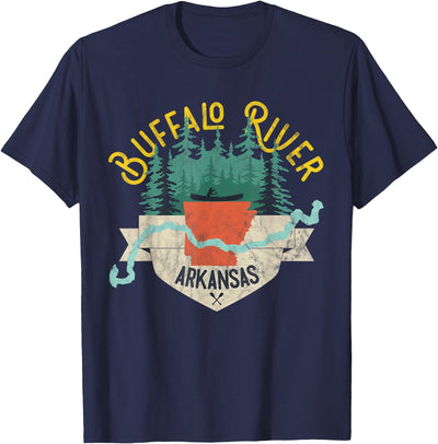 Buffalo River Arkansas National Park River Floating Kayak T-Shirt
