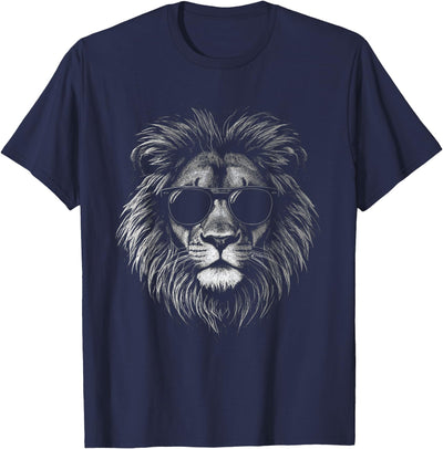 Lion with Sunglasses Lion Graphic Men Women Kids Boys Girls T-Shirt