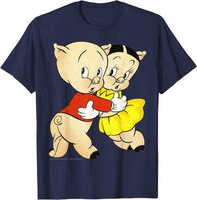 Porky & Petunia Pig Portrait T-Shirt