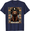 Funny I Choose the Bear Tarot Card Women Girls Trending T-Shirt - Navy Blue
