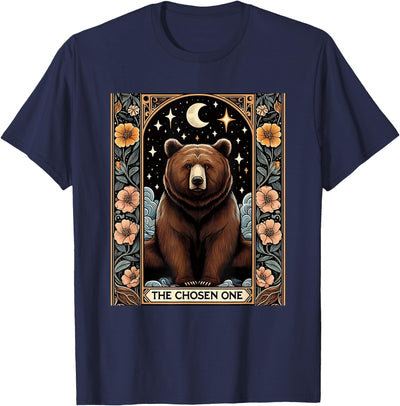 Funny I Choose the Bear Tarot Card Women Girls Trending T-Shirt
