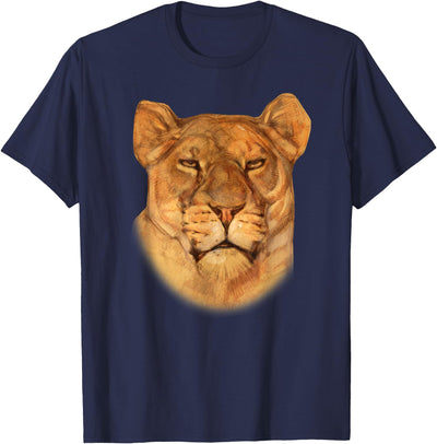 Lioness Female Lion Face I love Lions Gift T-Shirt