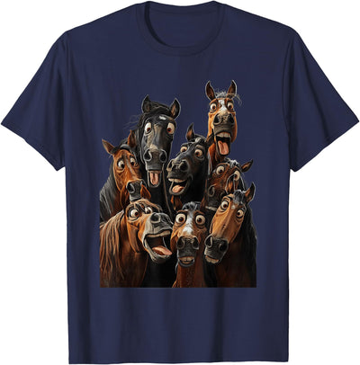 Crazy Horses Design Crazy Horses T-Shirt