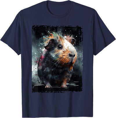 Guinea Pig Furry Potato Watercolor Funny T-Shirt