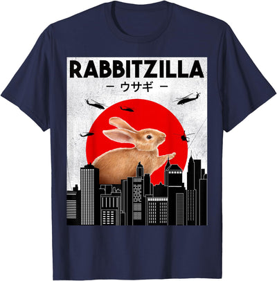 Rabbitzilla Giant Rabbit City T-Shirt