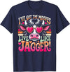 Cow's Jagger Moves: Funny Dance & Joy Cow Humor I've Got the Moves Funny Cow Like Jagger T-Shirt - Navy Blue