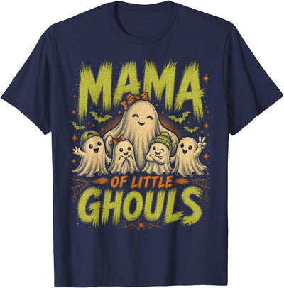Mama of Little Ghouls Halloween Clothing BB Funny Halloween Mom Shirt Mothers Day Mama of Little Ghouls T-Shirt