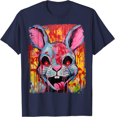 Pop Art Graffiti Killer Bunny T-Shirt