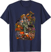 Halloween Gardening Lover Apparel & Gifts Outlet Freshly Planted Skeleton Gardener Halloween T-Shirt - Navy Blue