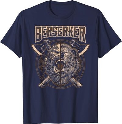 Viking Berserker Norse Scandinavian Pagan Bear Warrior T-Shirt
