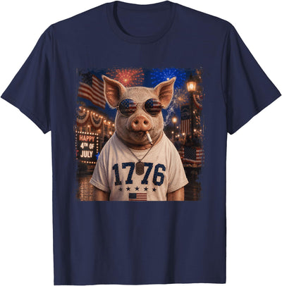 Pig Smoking Cigarette 250 Years T-Shirt