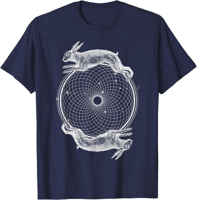 Rabbits Sacred Geometry Torus T-Shirt