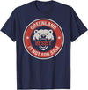 Greenland Not For Sale Greenland is Not for Sale Polar Bear Resist Graphic T-Shirt - Navy Blue