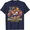 Stylish Teddy Bear America's 250th USA Flag Tees Stylish Teddy Bear America's 250th Anniversary 1776 2026 T-Shirt - Navy Blue