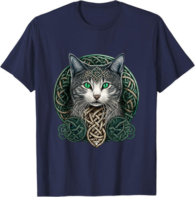 Celtic Cat | Scottish | Celtic Knots | Wiccan | Pagan Witch T-Shirt