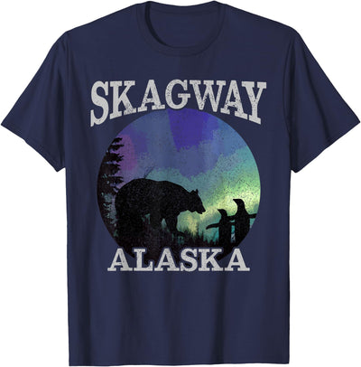 Skagway Alaska - Polar Bear Penguin Souvenir Gift T-Shirt