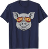 Game Day Pig Tee-TShirt Gifts Game Day Pig T-Shirt - Navy Blue