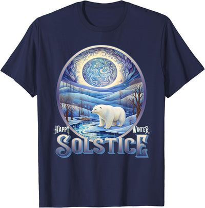 Winter Solstice Gifts by PLOLDS Happy Winter Solstice Yule Polar Bear T-Shirt