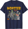 Monster Mash Vintage Ghost Halloween Funny T-Shirt - Navy Blue