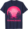 Smoky Mountains Tennessee Hike Outdoor Tennessee Bear Nature Outdoors T-Shirt - Navy Blue