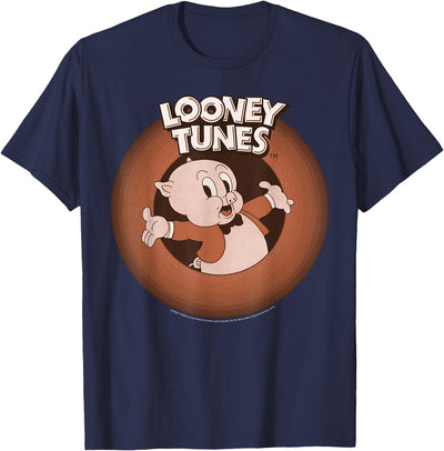 Porky Pig Classic Logo Portrait T-Shirt