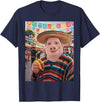 Pig John Pork Mexico Meme John Pork Funny Pig Man Mexican Fiesta Cinco de Mayo Taco T-Shirt - Navy Blue