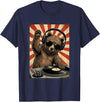 Bear DJ Stuff & Accessories Cool Retro Bear DJ Funny Bears Music Men Women Kids T-Shirt - Navy Blue