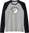 Disney Nightmare Before Christmas Halloween Zero Haunted Raglan Baseball Tee - Black/Athletic Heather