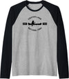 Oregon Bear Gift Tees Oregon Bear Shirt | Crater Lake National Park Gift Raglan Baseball Tee - Black/Athletic Heather