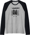The Shining Twins Maze Raglan Baseball Tee - Black/Athletic Heather