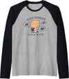 Mocha Bear Overthinker Since Birth Tees Mocha Bear Overthinker Since Birth Raglan Baseball Tee - Black/Athletic Heather
