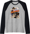 Disney Mickey’s Halloween Trick or Treat Candy Co. Raglan Baseball Tee - Black/Athletic Heather