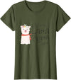 Cute This Is My Llama Pajama Shirt Gifts Womens & Kids This is My Llama Pajama Shirt Cute Alpaca Gift T-Shirt - Olive Green