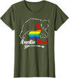 Funny Bear Family Gay LGBT Pride HBL LGBT Auntie Bear Aunt Gay Pride Proud Mom Mother's Day T-Shirt - Olive Green