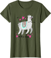No Prob Llama - Funny Llama Alpaca Lover T-Shirt Gift Tshirt T-Shirt - Olive Green