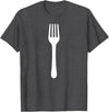 Matching Simple Kitchen Cutlery Costumes Funny Fork Costume and Eating Utensils Outfit Forks T-Shirt - Dark Heather Grey