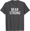 Sevier County Bears Official High School Gear Bear Sevier County High School Strong T-Shirt - Dark Heather Grey