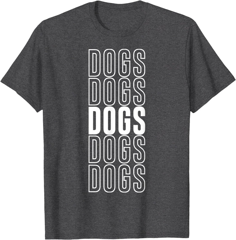 Dogs Apparel Dogs T-Shirt - Dark Heather Grey