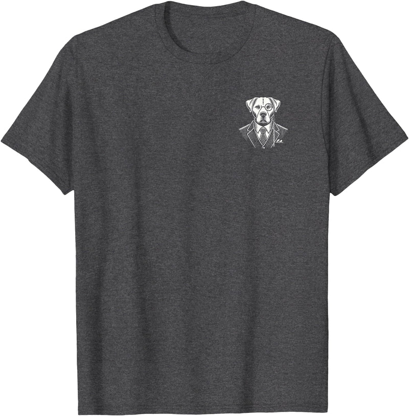 Smooth HQ Dog T-Shirt - Dark Heather Grey