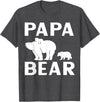 Papa & Mama Bear Outfit Papa Bear Polar Bear Kids T-Shirt - Dark Heather Grey