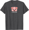 Funny Video Game Clothing Gifts for Gamers Going Ham - Funny Gamer and BBQ Chef Pig Gift T-Shirt - Dark Heather Grey