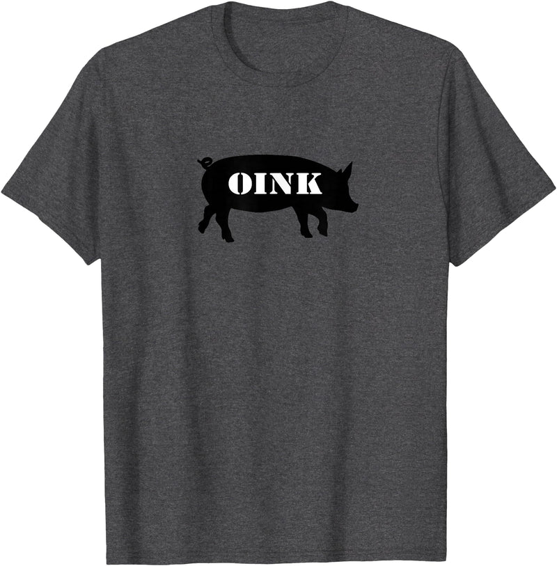 Bear Daddy Oink Pig Play Funny Gay Men's T-Shirt T-Shirt - Dark Heather Grey