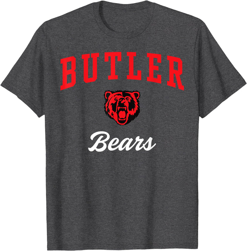 Official High School Fan Gear Butler High School Bears T-Shirt - Dark Heather Grey