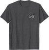 The Pocket Patch Badge Apparel Co Bear Badge T-Shirt - Dark Heather Grey