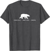 Churchill Polar Bear Shirts & Gifts Churchill Manitoba Canada Polar Bear T-Shirt - Dark Heather Grey