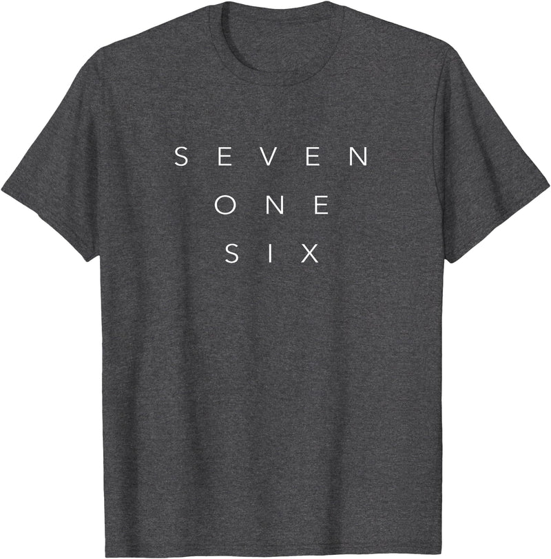 716 Area Code T Shirt New York Buffalo, Niagara Falls T-Shirt - Dark Heather Grey