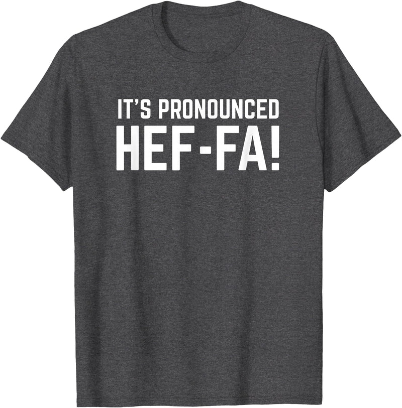 African American Slang It is pronounced Hef-fa - funny heifer cow quote T-Shirt - Dark Heather Grey