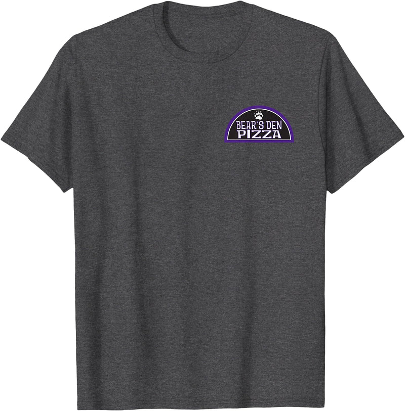 BDP Bears Den Pizza Employee Shirt T-Shirt - Dark Heather Grey